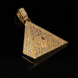 18k Gold Egyptian Eye Pendant ZUU KING