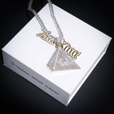 18k Gold Egyptian Eye Pendant ZUU KING