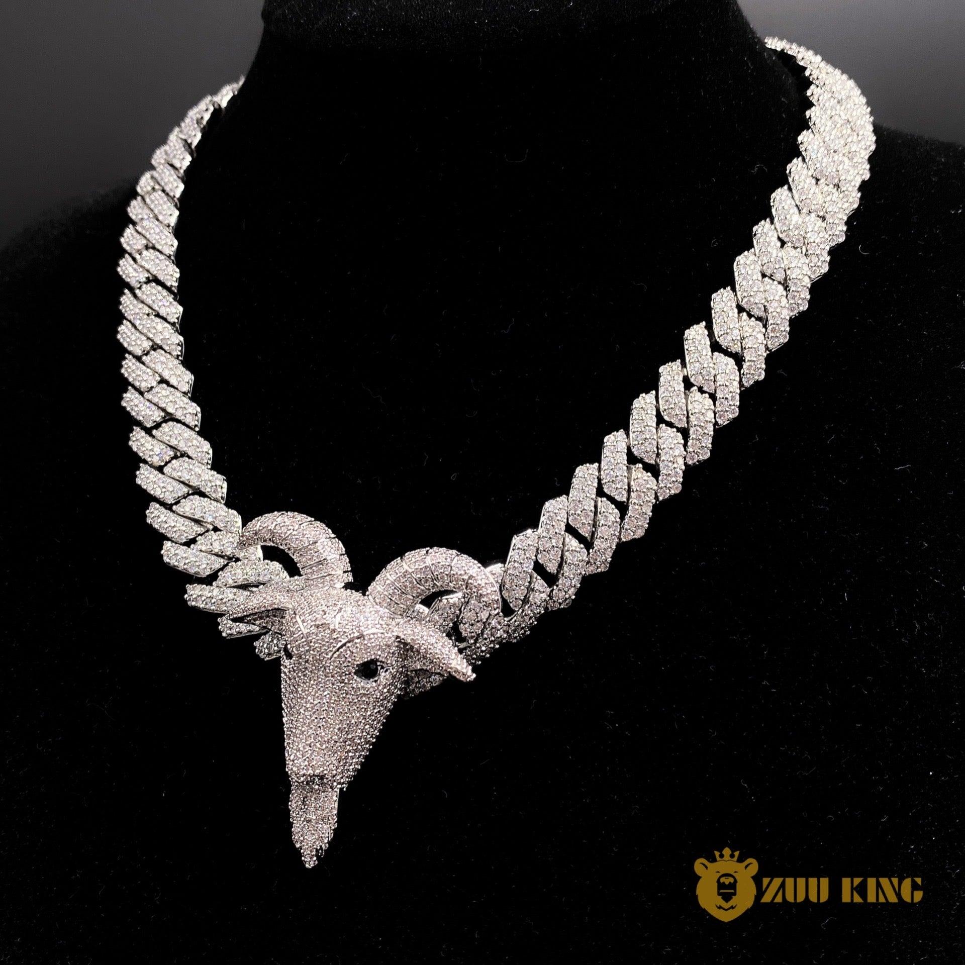 18k Gold Solid Bull Hip Hop Pendant ZUU KING