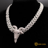 18k Gold Solid Bull Hip Hop Pendant ZUU KING