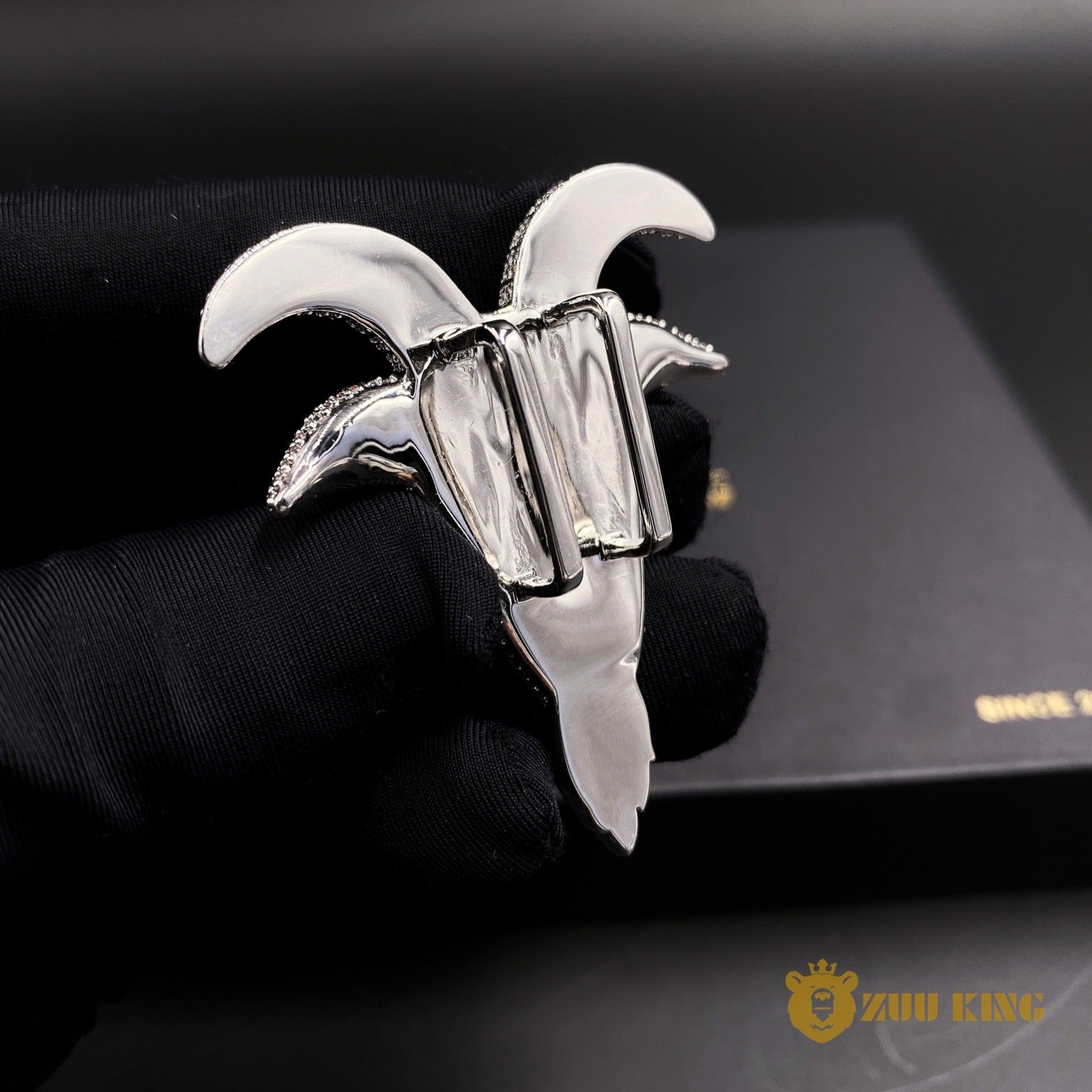 18k Gold Solid Bull Hip Hop Pendant ZUU KING