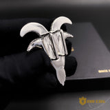 18k Gold Solid Bull Hip Hop Pendant ZUU KING