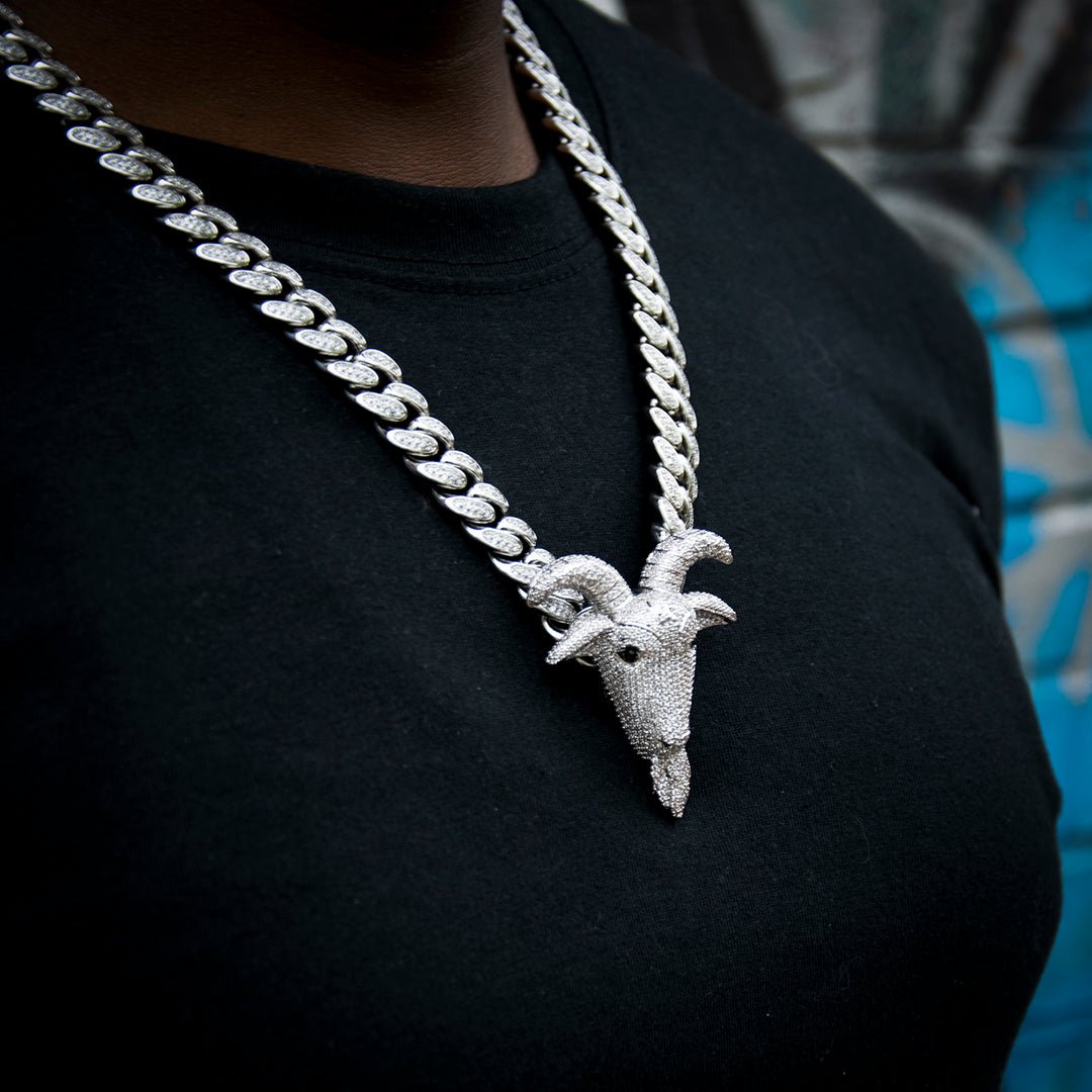 18k Gold Solid Bull Hip Hop Pendant ZUU KING