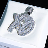 18k Gold Xo Pendant ZUU KING