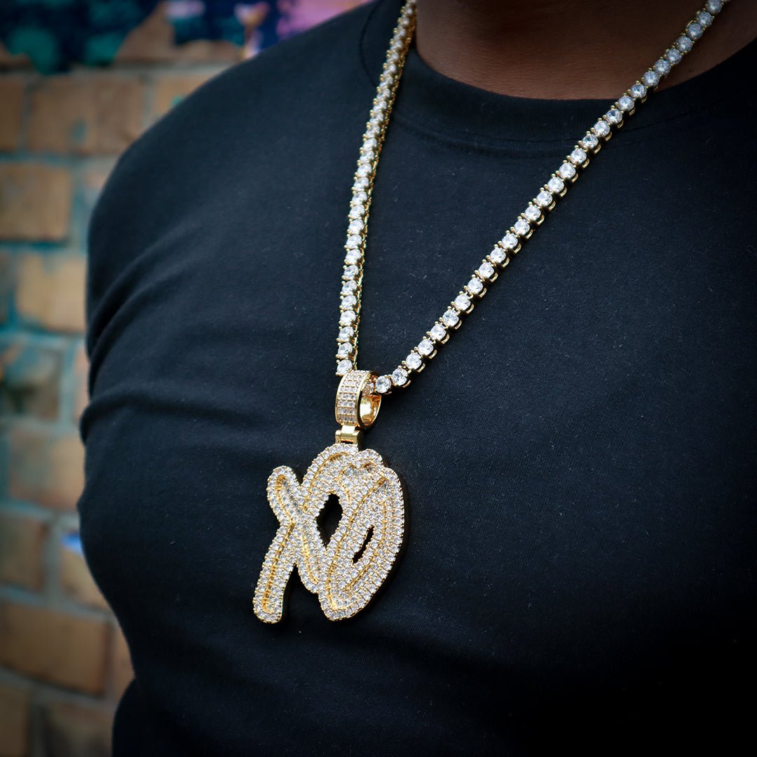 18k Gold Xo Pendant ZUU KING