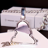 3d Enamel Painting Iced Jesus Pendant ZUU KING