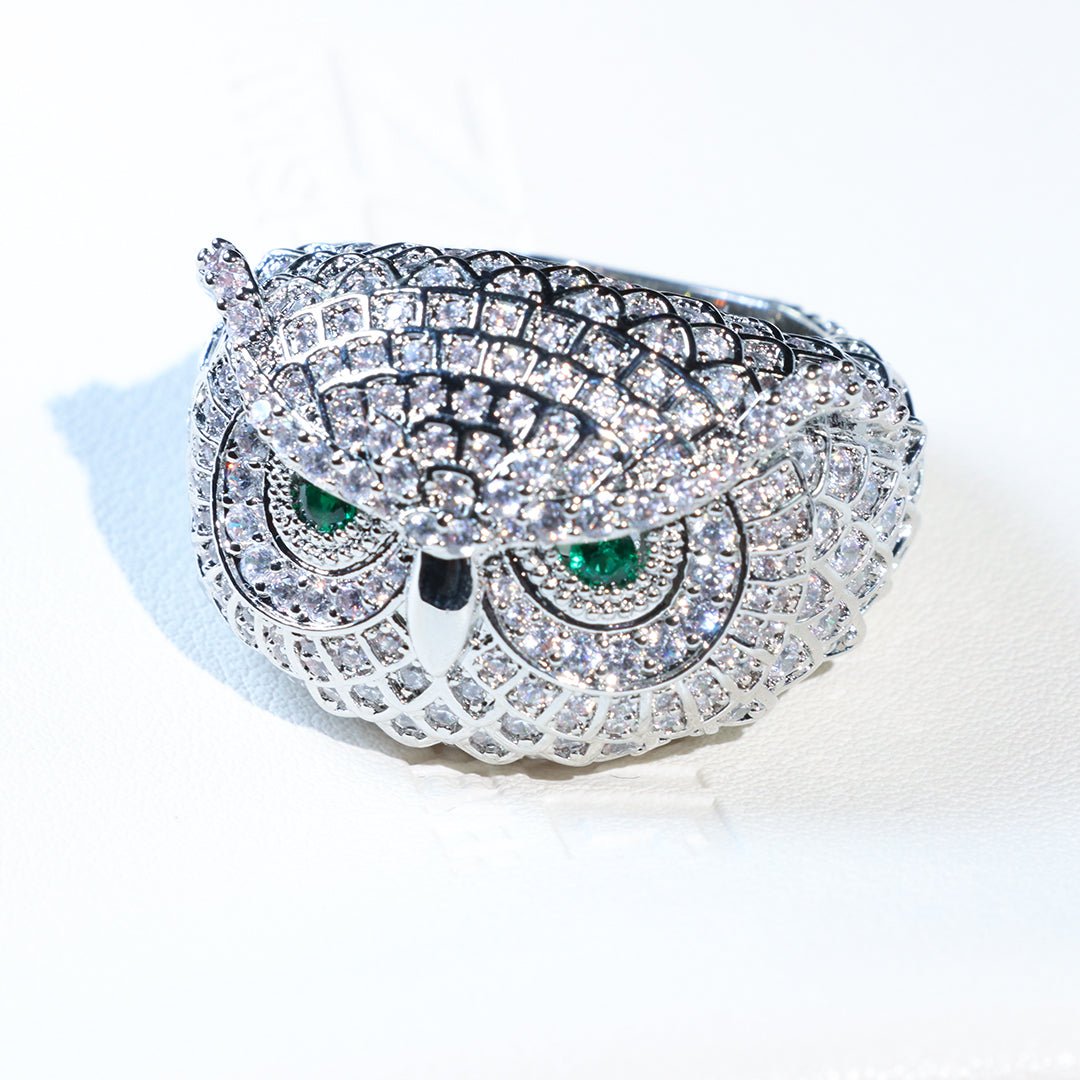 2022 New Iced Owl Ring ZUU KING