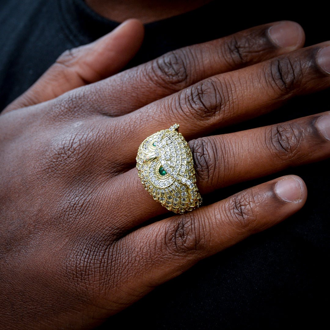 2022 New Iced Owl Ring ZUU KING