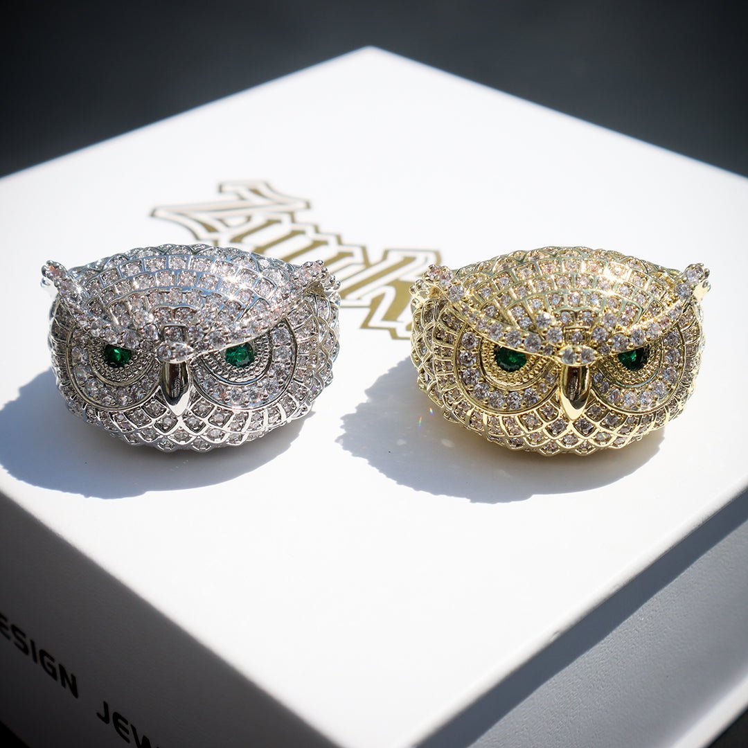 2022 New Iced Owl Ring ZUU KING