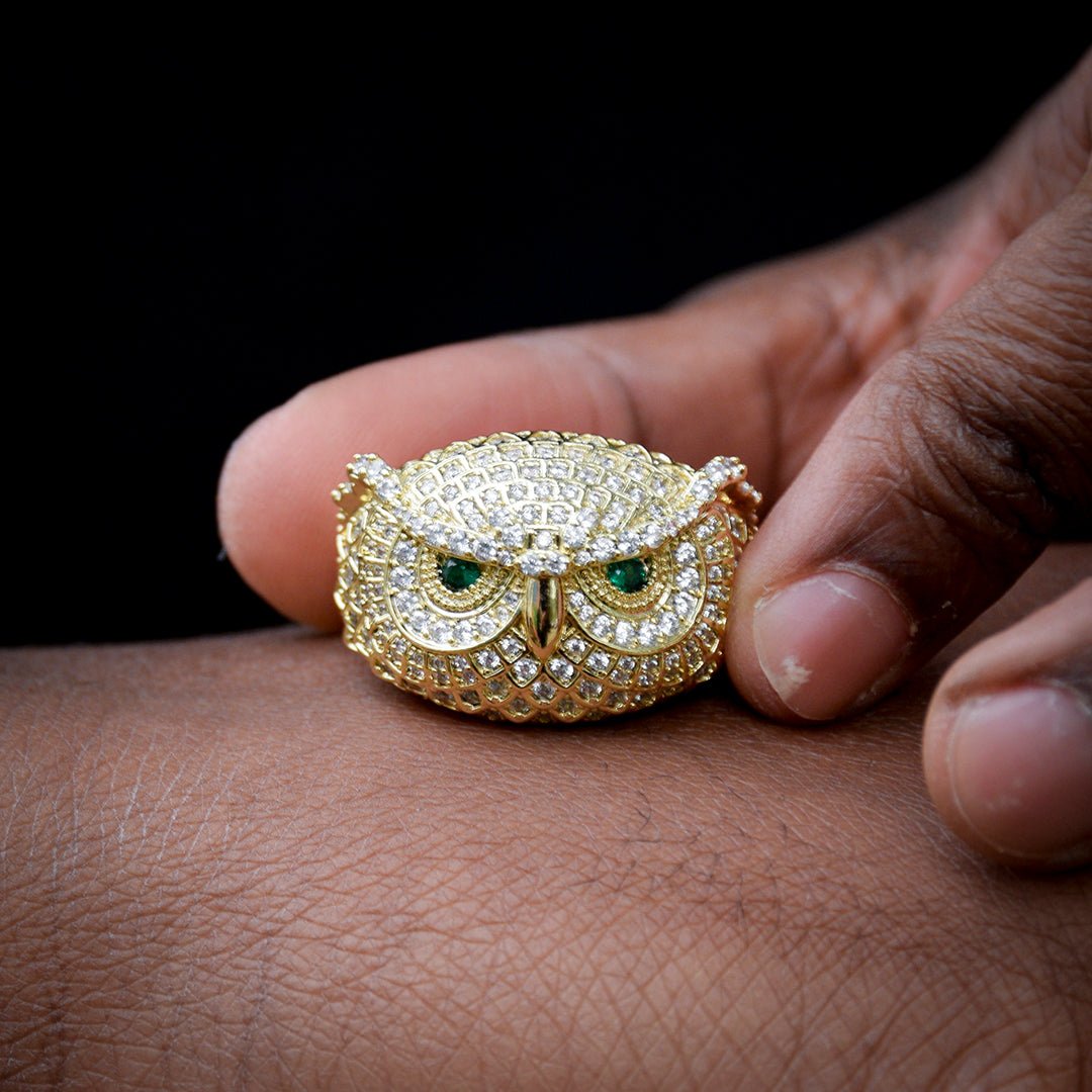2022 New Iced Owl Ring ZUU KING