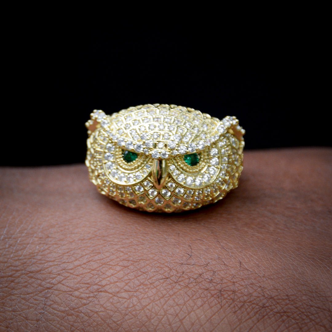 2022 New Iced Owl Ring ZUU KING