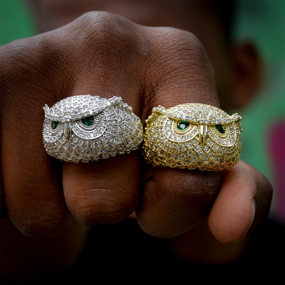 2022 New Iced Owl Ring ZUU KING