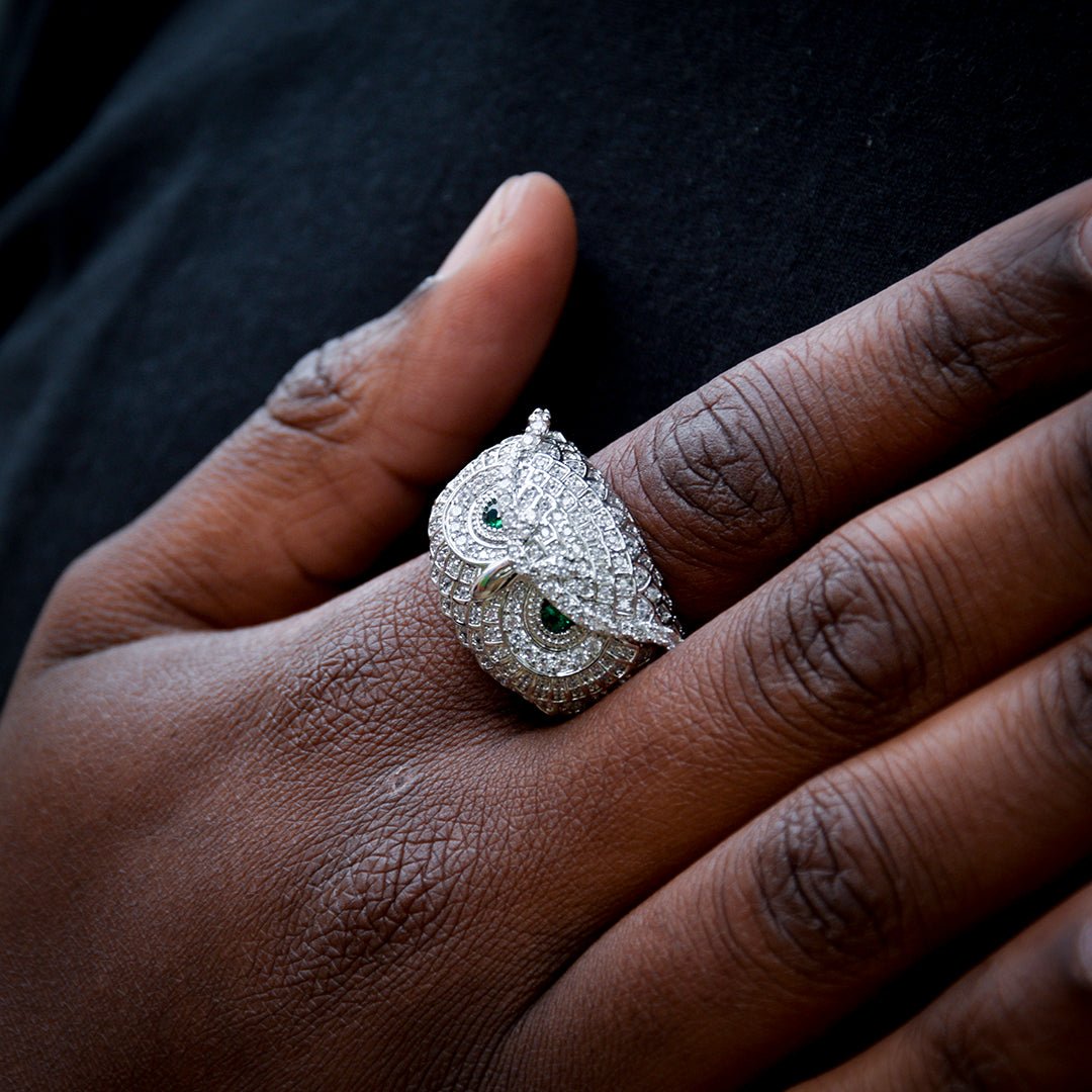 2022 New Iced Owl Ring ZUU KING