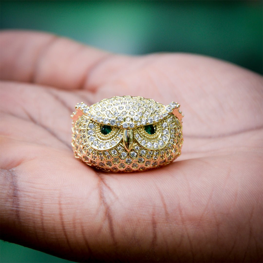 2022 New Iced Owl Ring ZUU KING