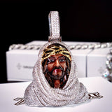 3d Enamel Painting Iced Jesus Pendant ZUU KING
