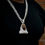 3d Enamel Painting Iced Jesus Pendant ZUU KING