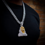 3d Iced Jesus Pendant ZUU KING