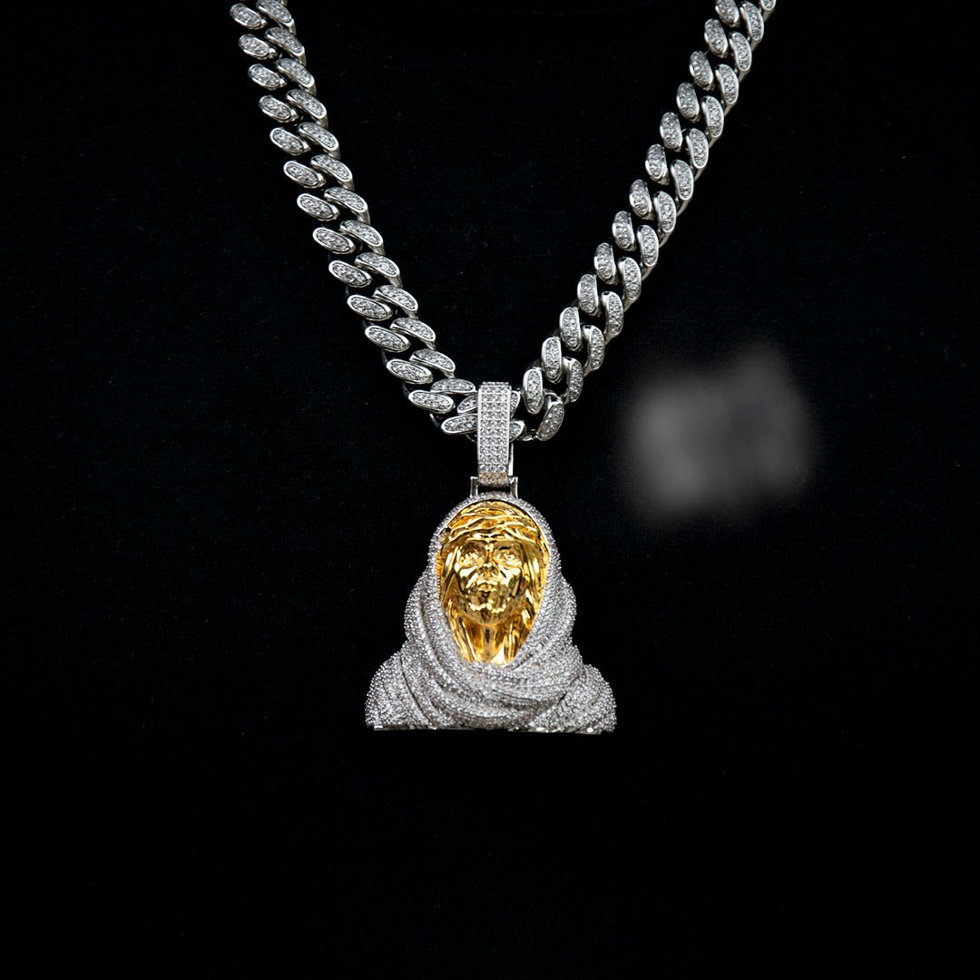 3d Iced Jesus Pendant ZUU KING