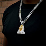 3d Iced Jesus Pendant ZUU KING