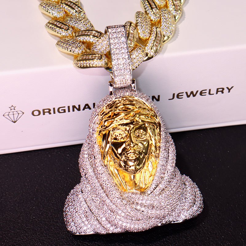 3d Iced Jesus Pendant ZUU KING