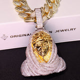 3d Iced Jesus Pendant ZUU KING