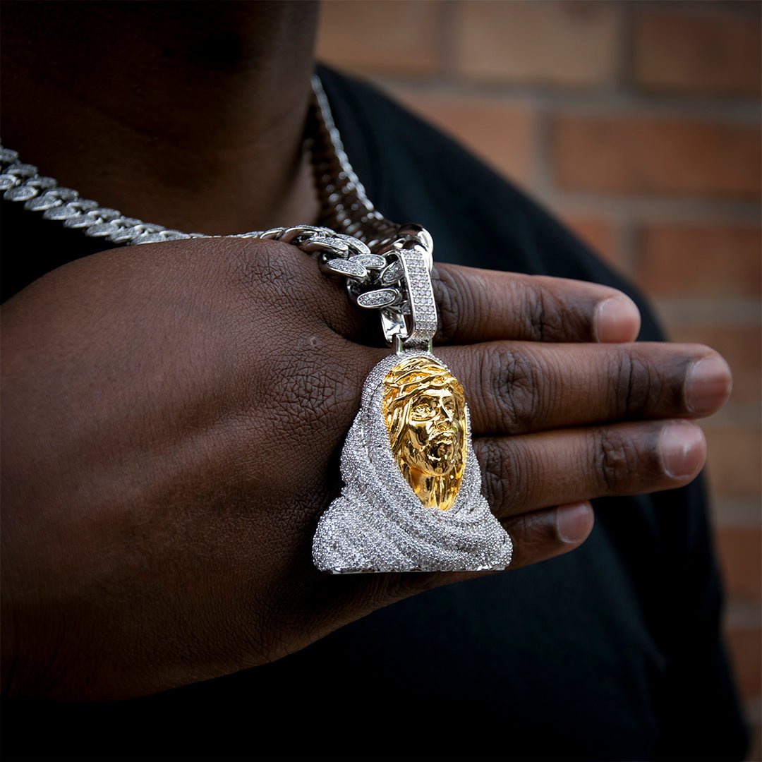 3d Iced Jesus Pendant ZUU KING