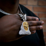 3d Iced Jesus Pendant ZUU KING