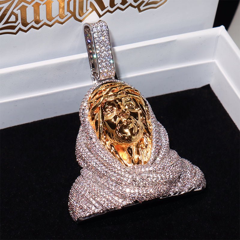 3d Iced Jesus Pendant ZUU KING