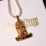 3d Solid Jesus Pendant ZUU KING
