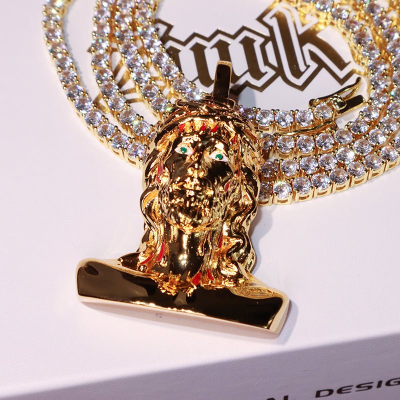 3d Solid Jesus Pendant ZUU KING