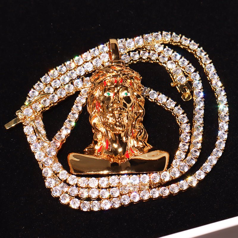 3d Solid Jesus Pendant ZUU KING