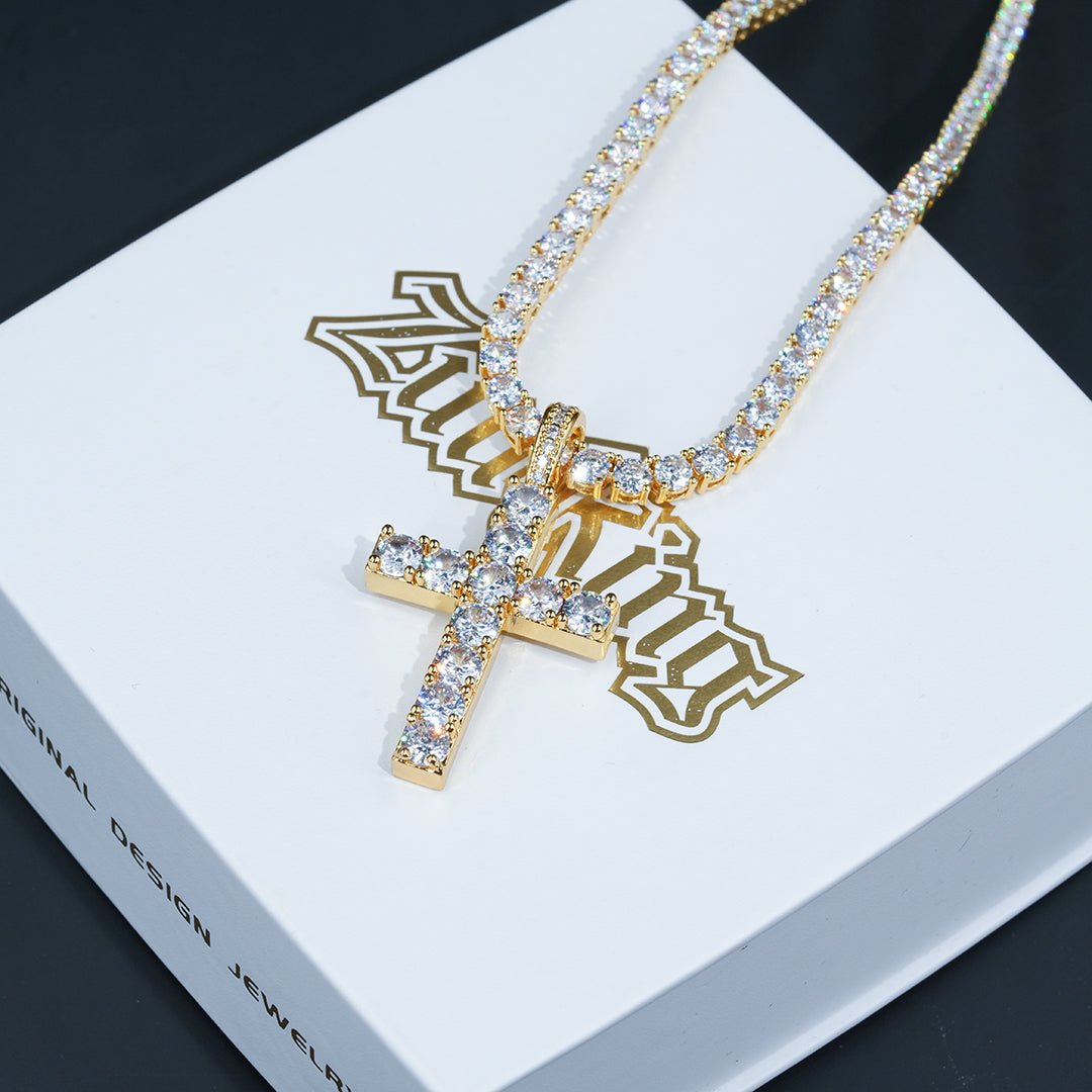 Simple Cross Pendant Necklace ZUU KING