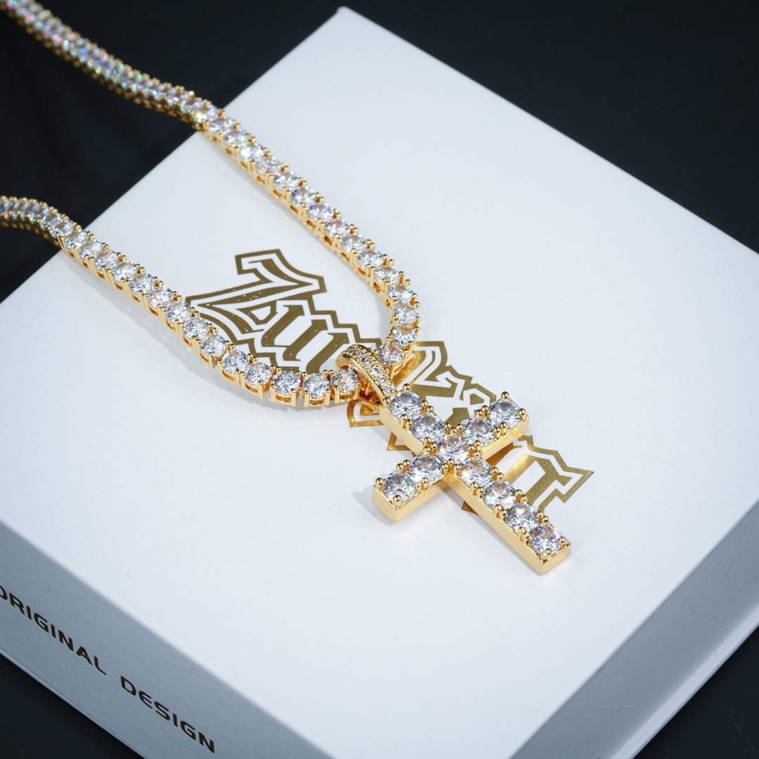 Simple Cross Pendant Necklace ZUU KING