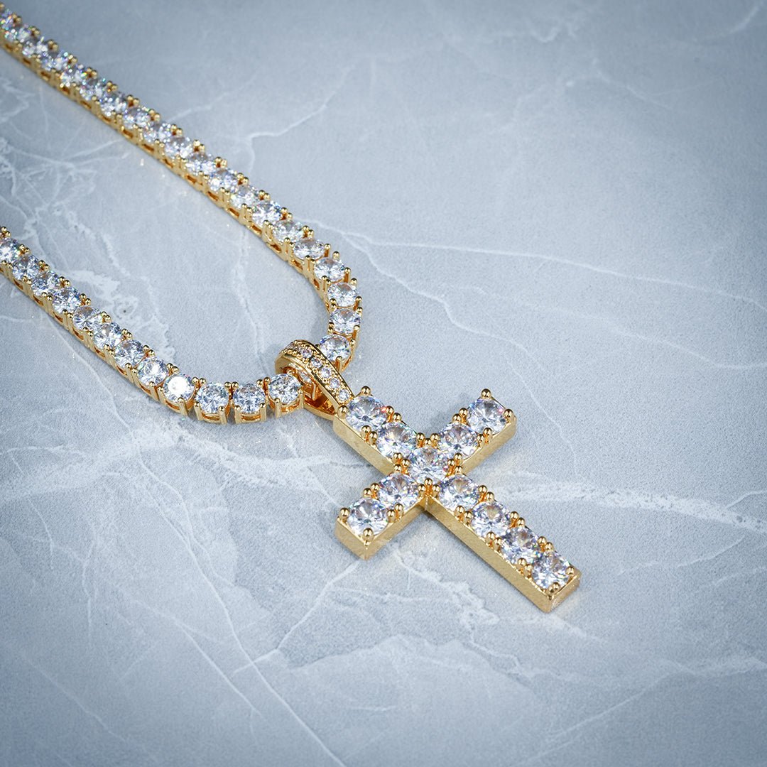 Simple Cross Pendant Necklace ZUU KING