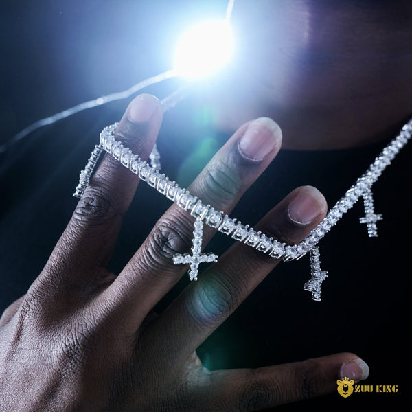 アクセサリー opium 00ss up side down cross necklace Upside Down Cross Necklace Opium Hip Hop Chain Inverted