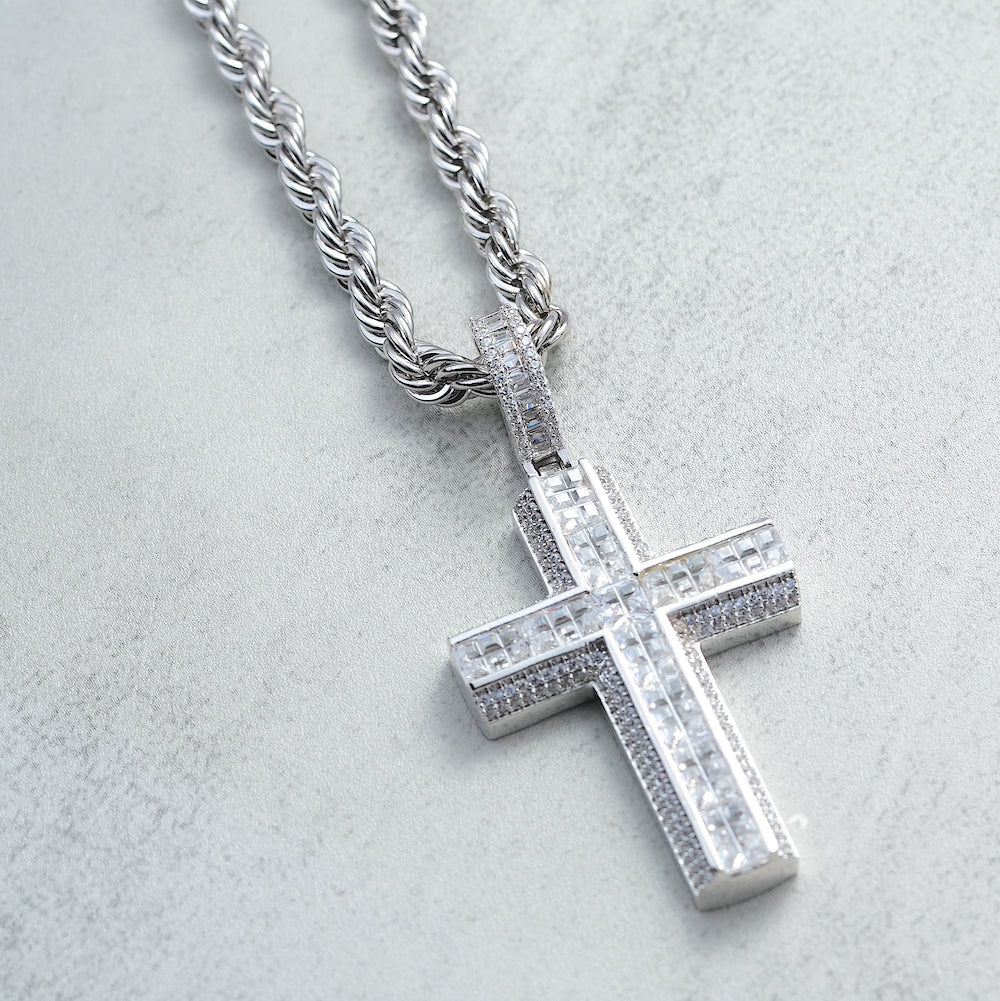 AAA CZ Cross Pendant ZUU KING