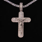 Iced Aaa Cz Jesus Cross Pendant ZUU KING