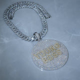 Custom 3d Big Disc Letter Pendant ZUUKING