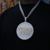 Custom 3d Big Disc Letter Pendant ZUUKING