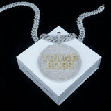 Custom 3d Big Disc Letter Pendant ZUUKING