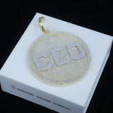 Custom 3d Big Disc Letter Pendant ZUUKING