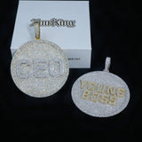 Custom 3d Big Disc Letter Pendant ZUUKING