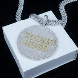 Custom 3d Big Disc Letter Pendant ZUUKING