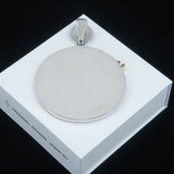 Custom Letter 3d Big Crown Disc Pendant ZUUKING