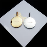 Custom Small Circle Picture Pendant ZUU KING