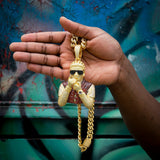 Iced 3d Rapper Pendant ZUU KING