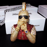 Iced 3d Rapper Pendant ZUU KING