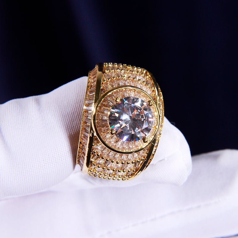 Iced Aaa Cz Hiphop Ring ZUU KING