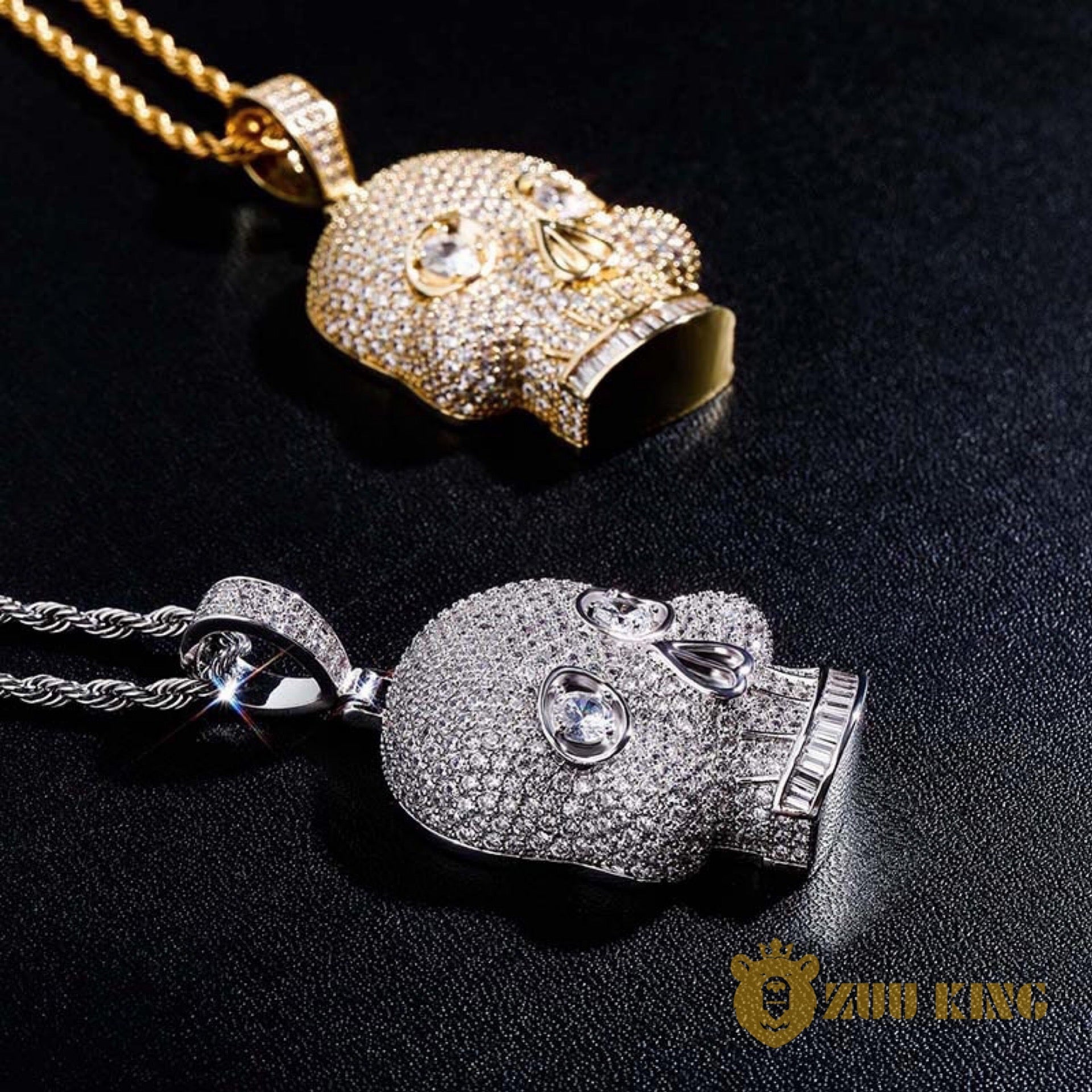 Iced Aaa Cz Skull Pendant ZUU KING