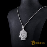 Iced Aaa Cz Skull Pendant ZUU KING